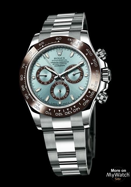 rolex daytona bleu marron